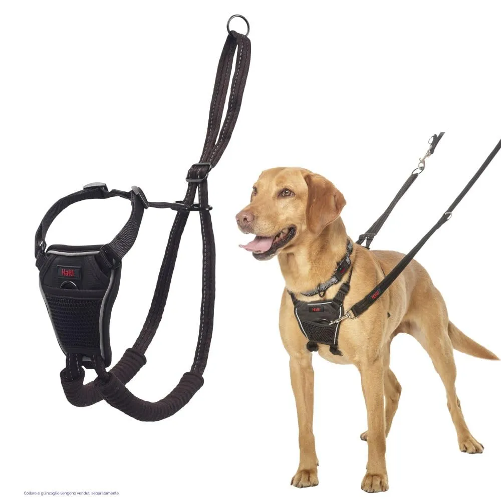 Halti Pettorina Anti-trazione Catarifrangente per Cani Taglia M, Nero - immagine 1