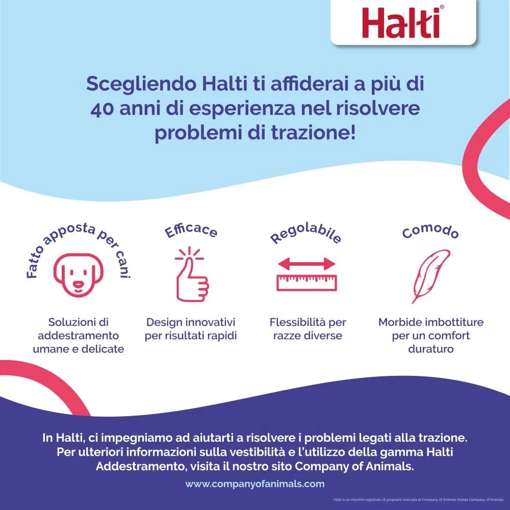 Halti Pettorina Anti-trazione Catarifrangente per Cani Taglia M, Nero - immagine 6
