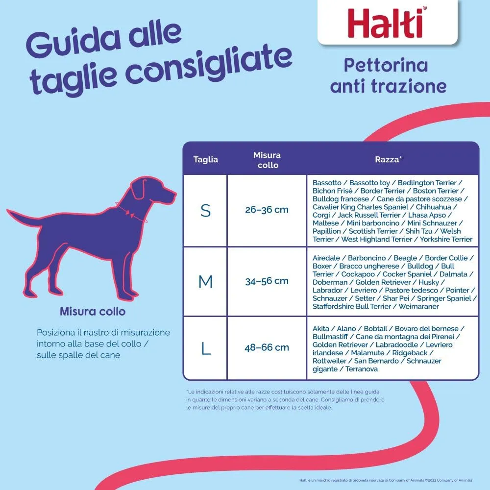 Halti Pettorina Anti-trazione per Cani, Taglia L, Nero - immagine 3