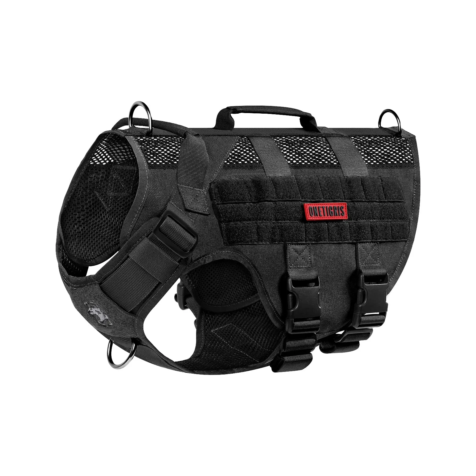 OneTigris Imbracatura No-Pull per Cani Air Mesh, Regolabile, per Grandi e Medie Dimensioni, con 2 Manici, XS - immagine 1