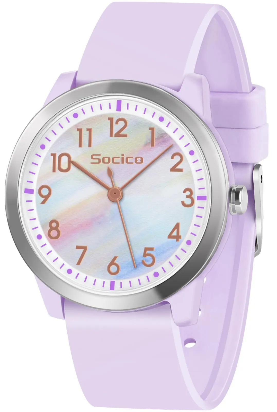 SOCICO Orologio Analogico Impermeabile 50M per Bambini e Ragazze 8-18 anni - immagine 1