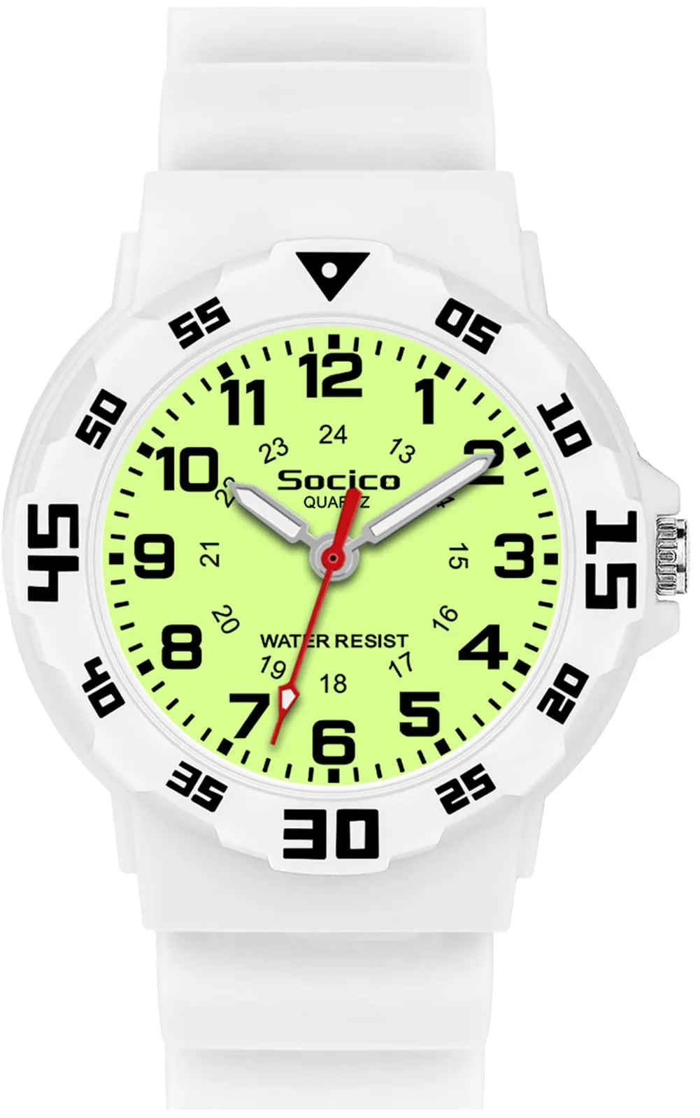 SOCICO Orologio analogico per bambini, impermeabile 30M, cinturino in silicone soft - immagine 1