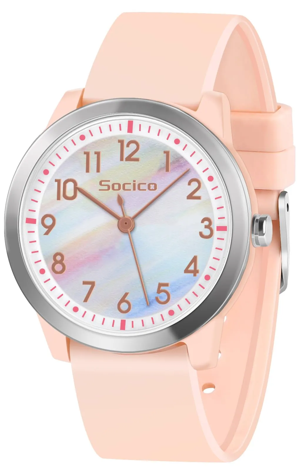 SOCICO Orologio Analogico per Bambini e Adolescenti, Impermeabile 5 ATM, Quarzo, SOC-1013 - immagine 1