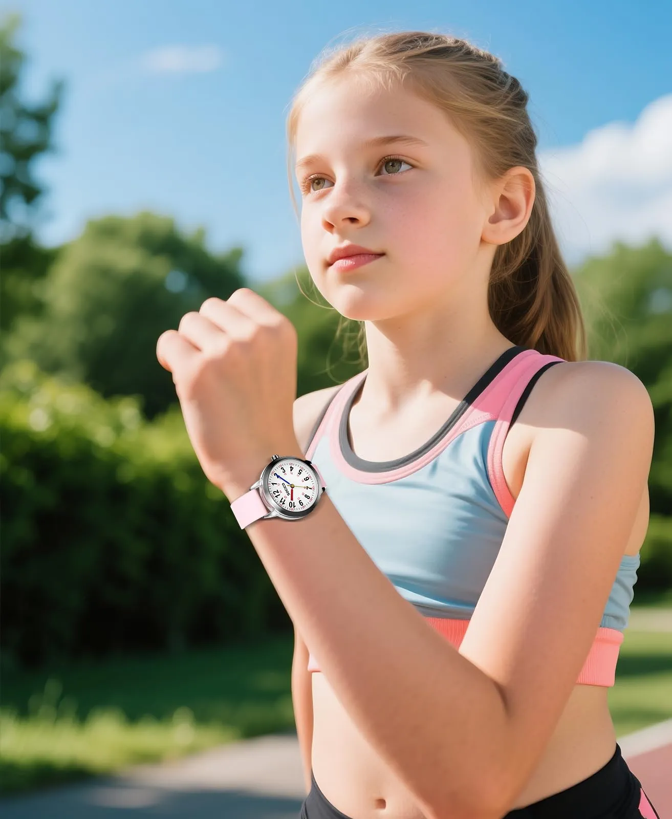 SOCICO Orologio analogico impermeabile 30M con cinturino soft per bambini - immagine 7