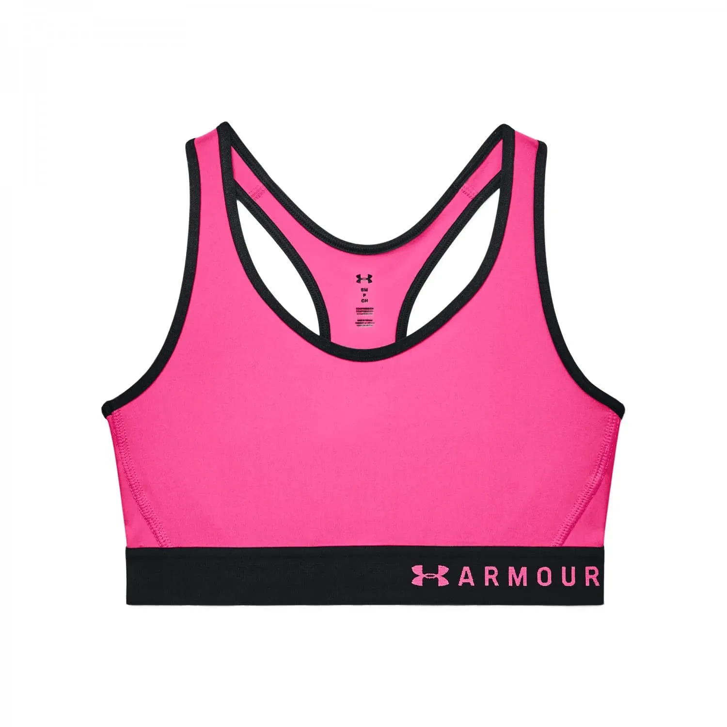 Under Armour Reggiseno Sportivo Donna Mid Keyhole 1307196, Rosa, XS - immagine 3