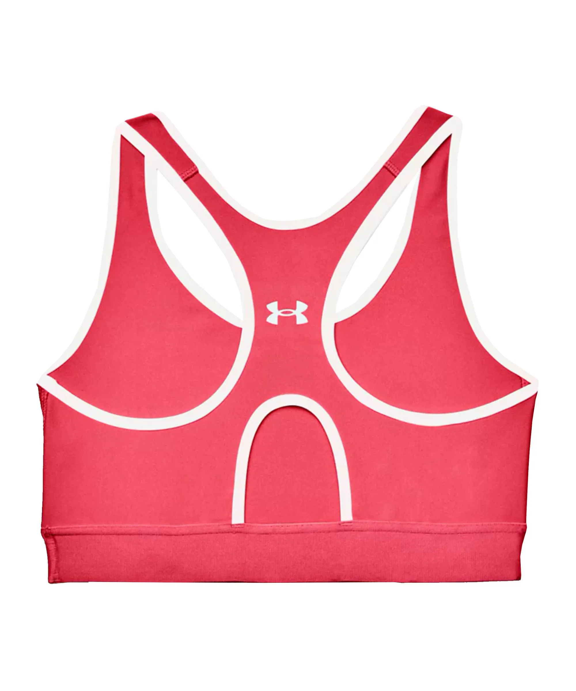 Under Armour Reggiseno Sportivo da Donna Mid Keyhole, Brillante (819)/Bianco, L - immagine 4