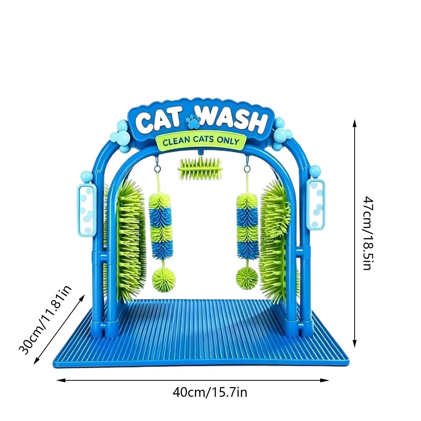 Feixyn Spazzole Per Gatti Da Interno Cat Wash Grooming Station - immagine 9