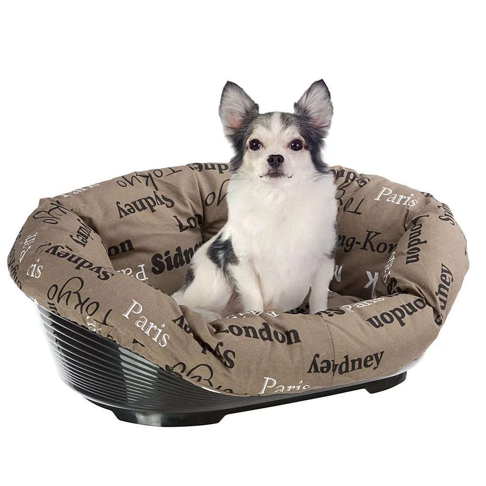 Ferplast Imbottitura di Ricambio per Cuccia Cani e Gatti, Lavabile, 64 x 48 x 25 cm, XS Marrone - immagine 6