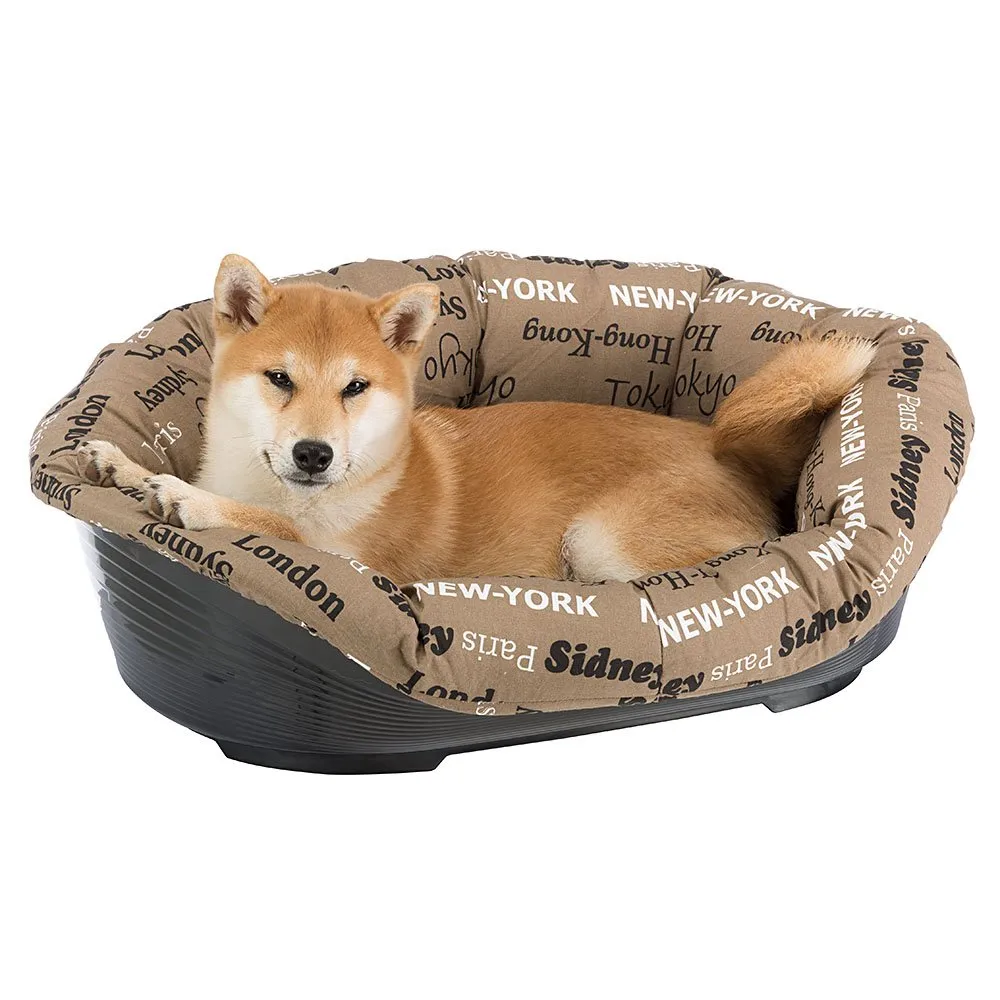 Ferplast Imbottitura di Ricambio per Cuccia Cani e Gatti, 73 x 55 x 27 cm, S Marrone - immagine 3