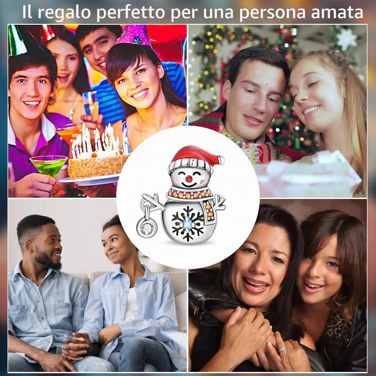 HUIPOJUE Ciondoli in Argento Sterling 925 per Bracciali e Collane Pandora - immagine 6