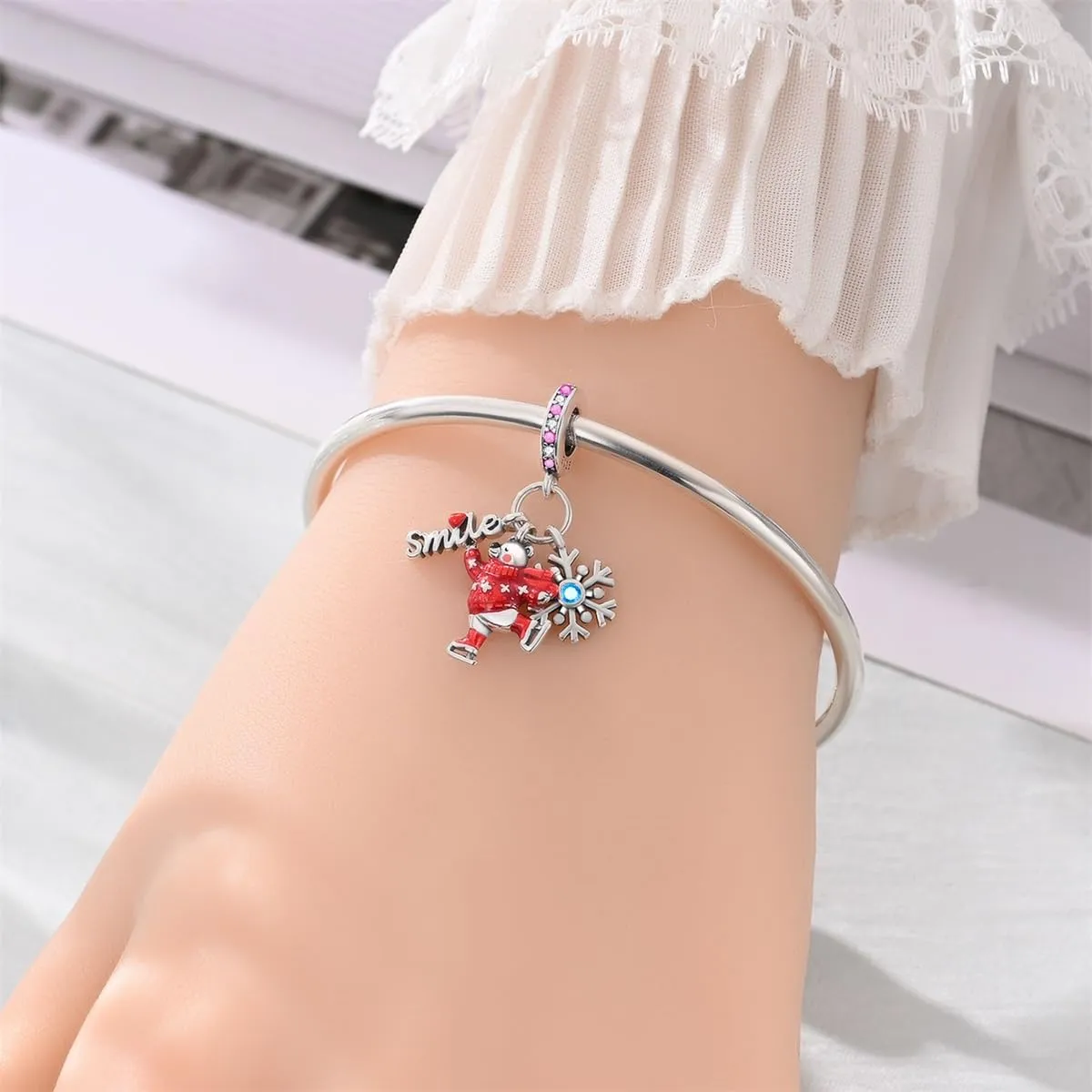 HUIPOJUE Ciondoli in Argento Sterling 925 per Bracciali e Collane Pandora - immagine 3