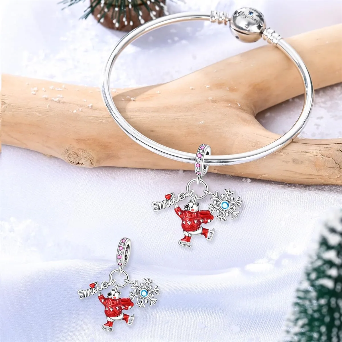 HUIPOJUE Ciondoli in Argento Sterling 925 per Bracciali e Collane Pandora - immagine 4
