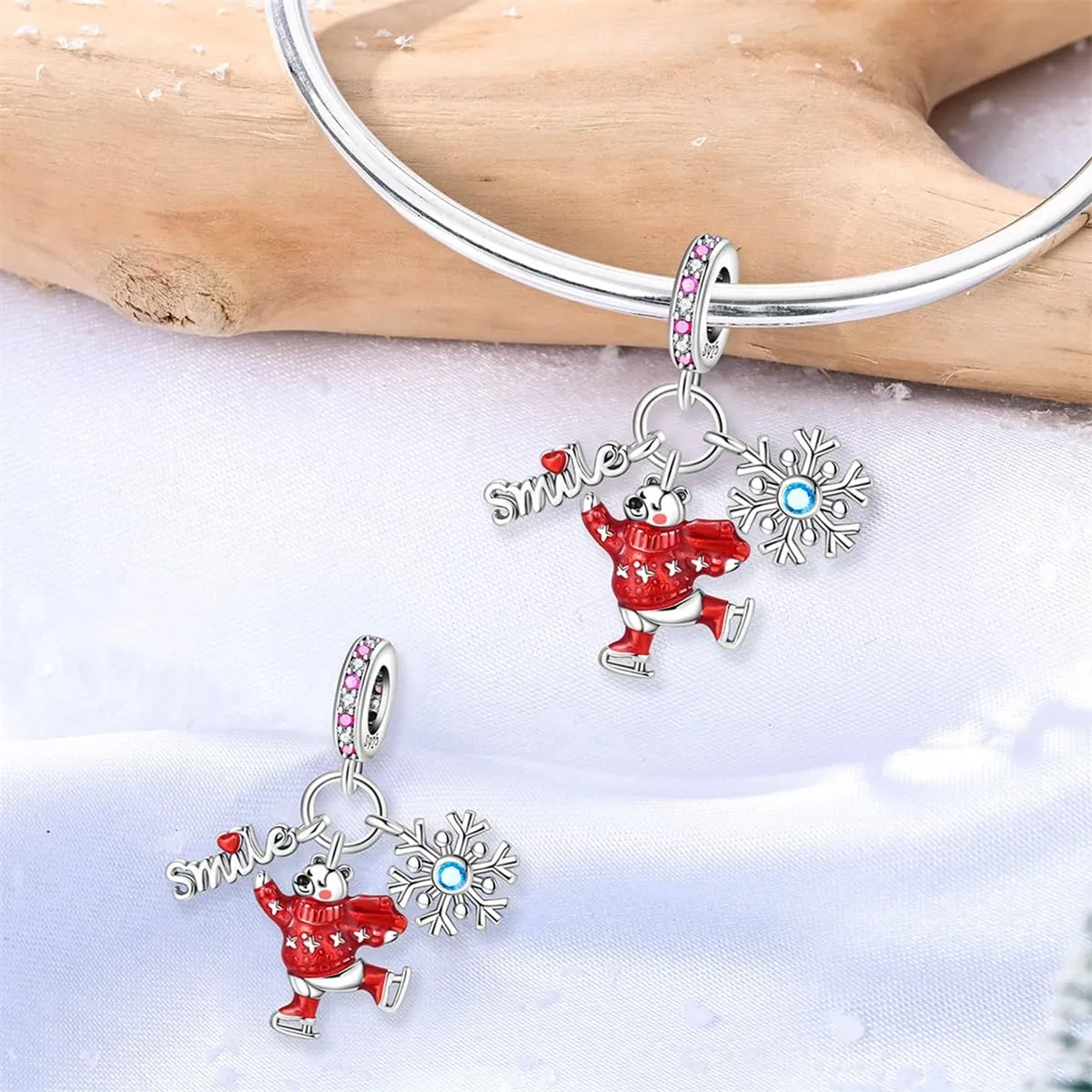 HUIPOJUE Ciondoli in Argento Sterling 925 per Bracciali e Collane Pandora - immagine 5