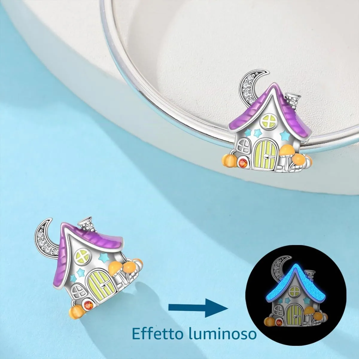 HUIPOJUE Ciondoli in Argento Sterling 925 per Bracciali e Collane Pandora - immagine 3
