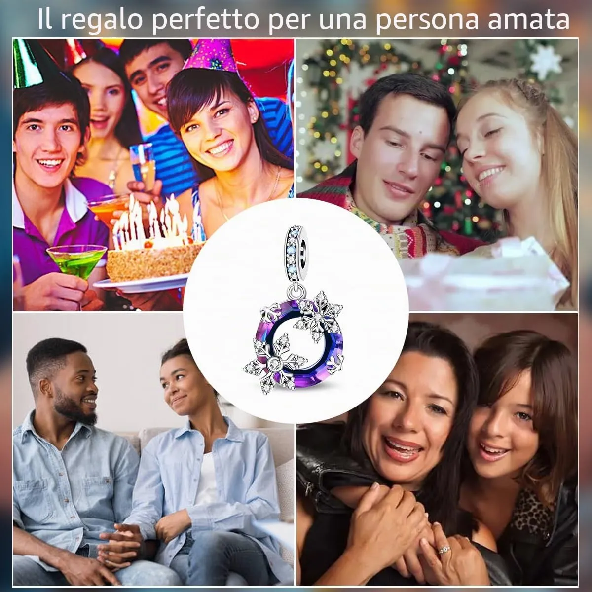 HUIPOJUE Ciondoli in Argento Sterling 925 per Bracciali e Collane Pandora - immagine 6