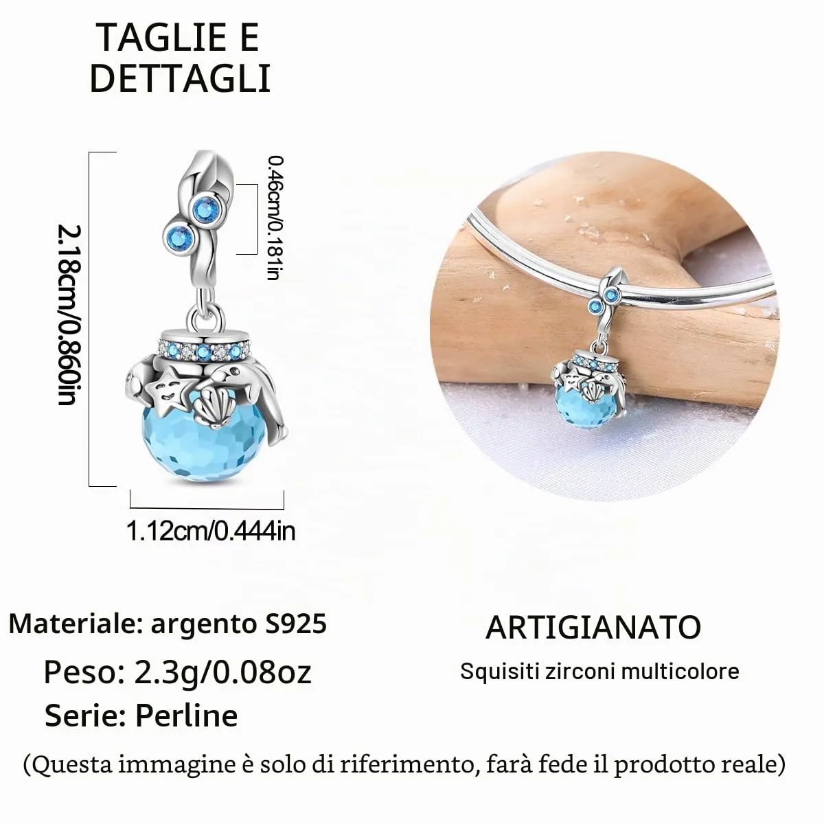 HUIPOJUE Ciondoli in Argento Sterling 925 per Bracciali e Collane Pandora - immagine 2