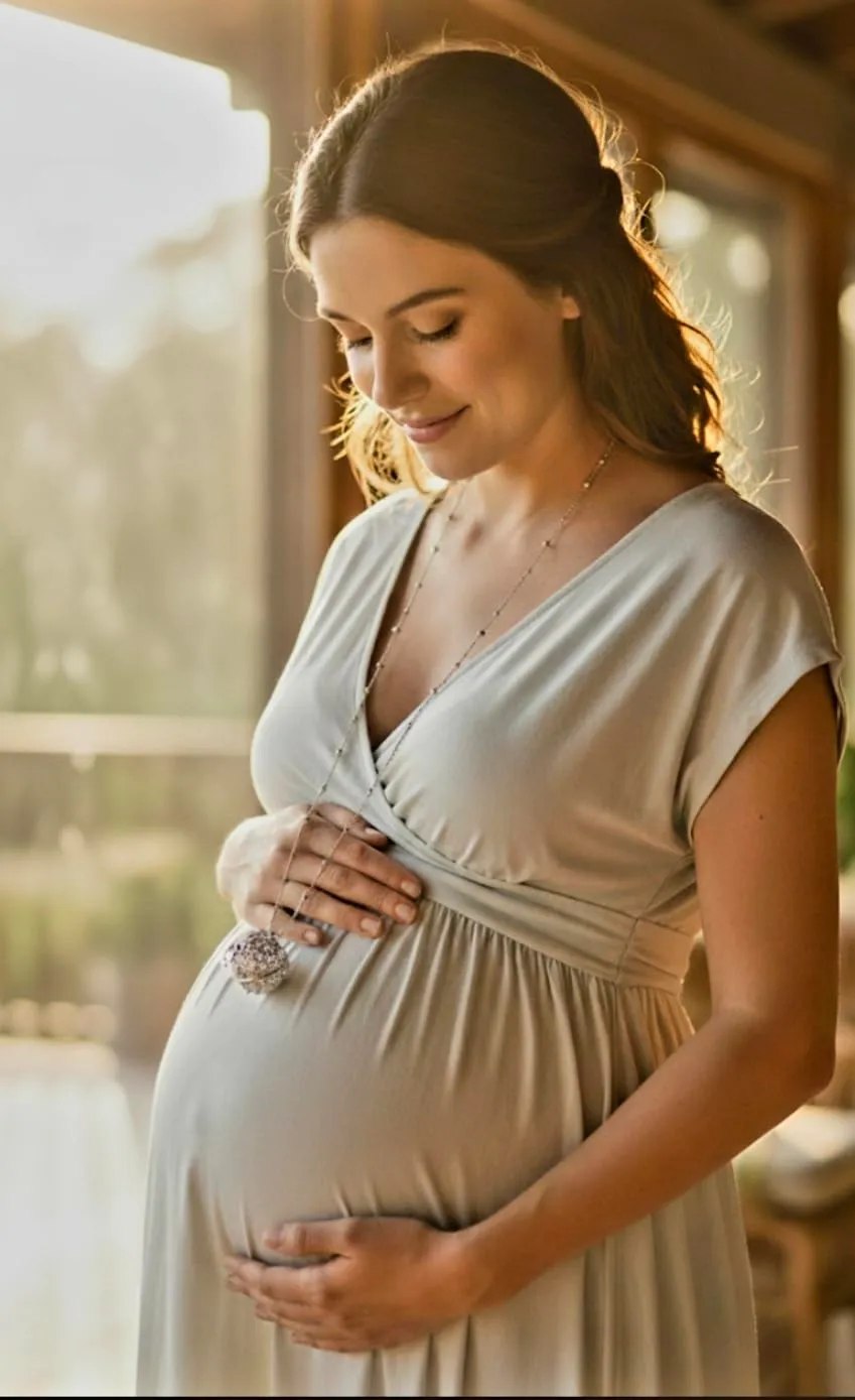 Mavi jewel Collana Chiama Angeli con Ciondolo Sonoro e Charm Fiocco per Future Mamme - immagine 3