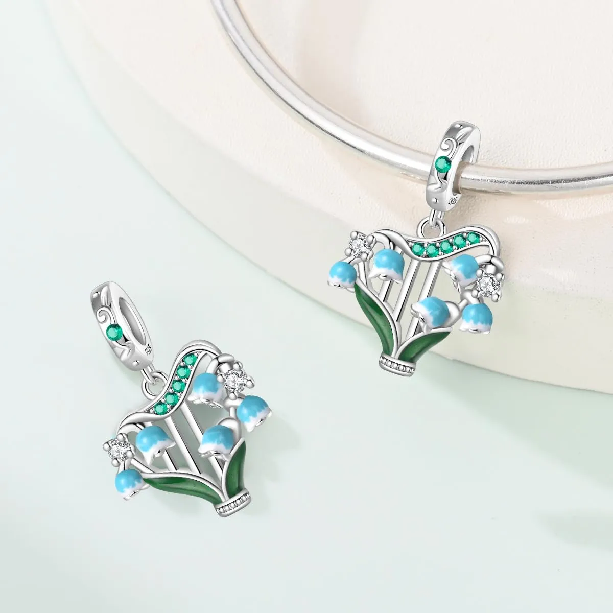 HUIPOJUE Ciondoli in Argento Sterling 925 per Bracciali e Collane Pandora - immagine 5