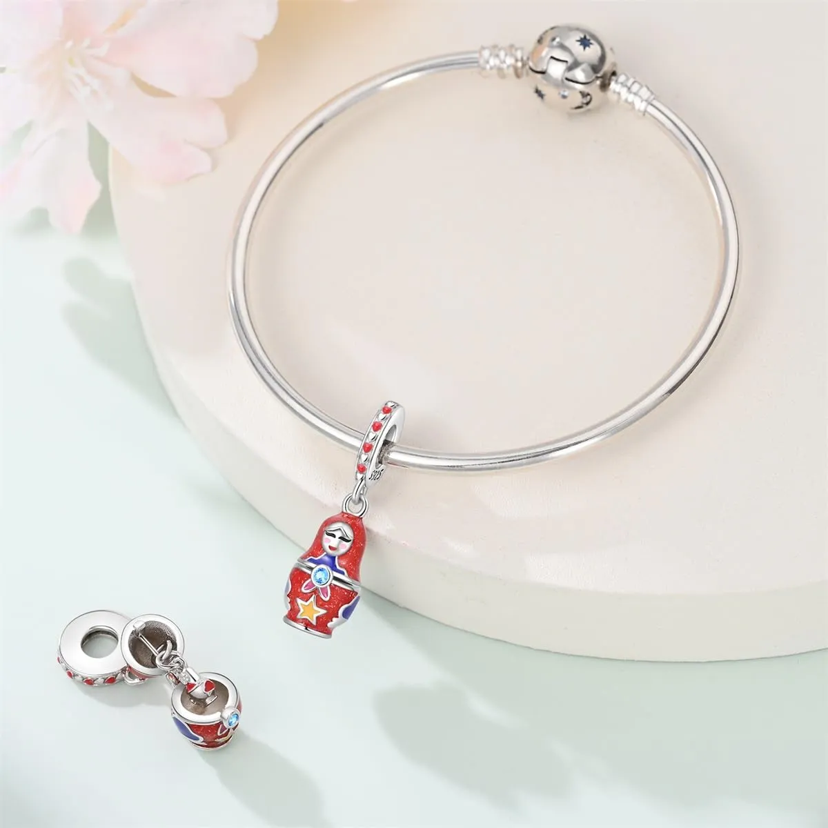 HUIPOJUE Ciondoli in Argento Sterling 925 per Bracciali e Collane Pandora - immagine 4