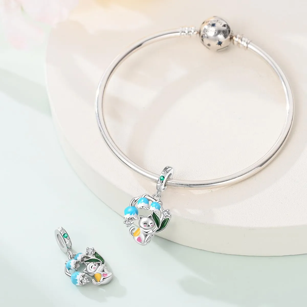 HUIPOJUE Ciondoli in Argento Sterling 925 per Bracciali e Collane Pandora - immagine 4