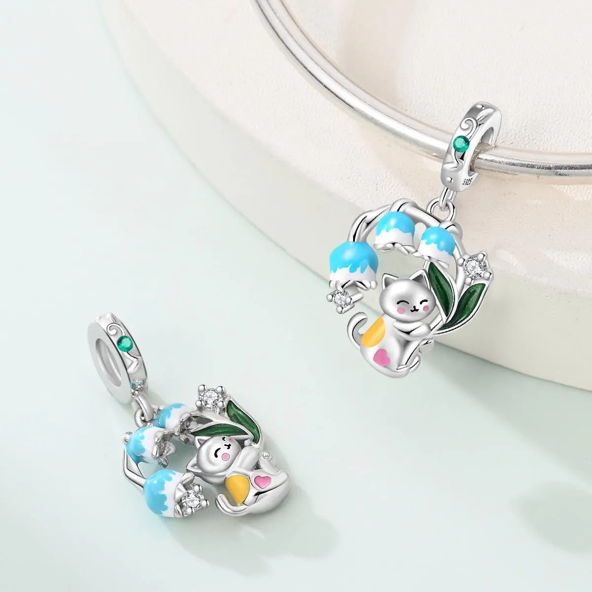 HUIPOJUE Ciondoli in Argento Sterling 925 per Bracciali e Collane Pandora - immagine 5