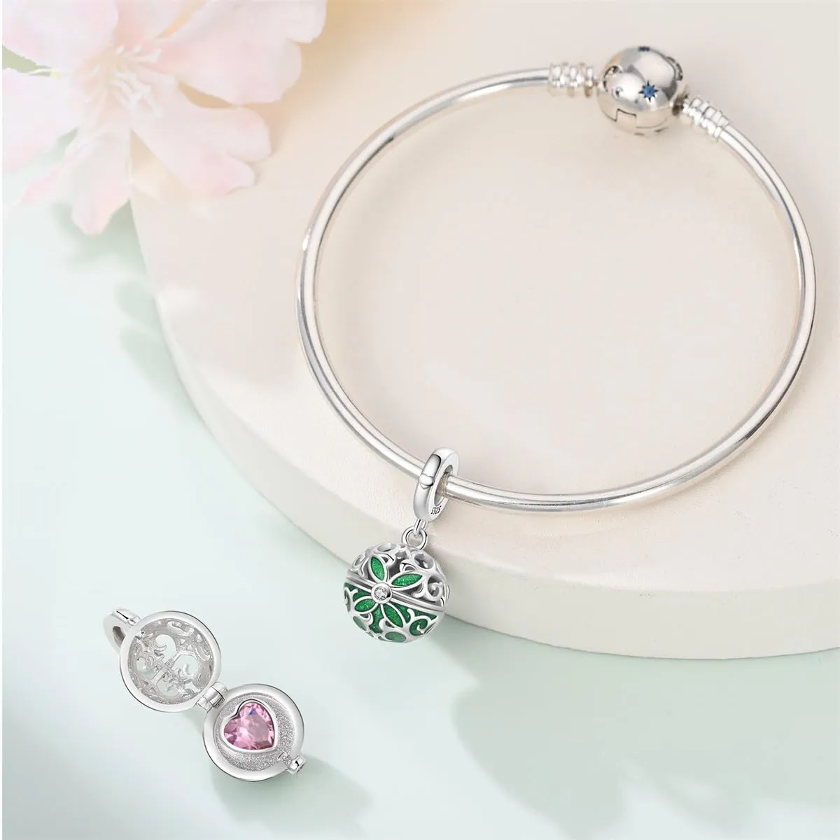 HUIPOJUE Ciondoli in Argento Sterling 925 per Bracciali e Collane Pandora - immagine 4