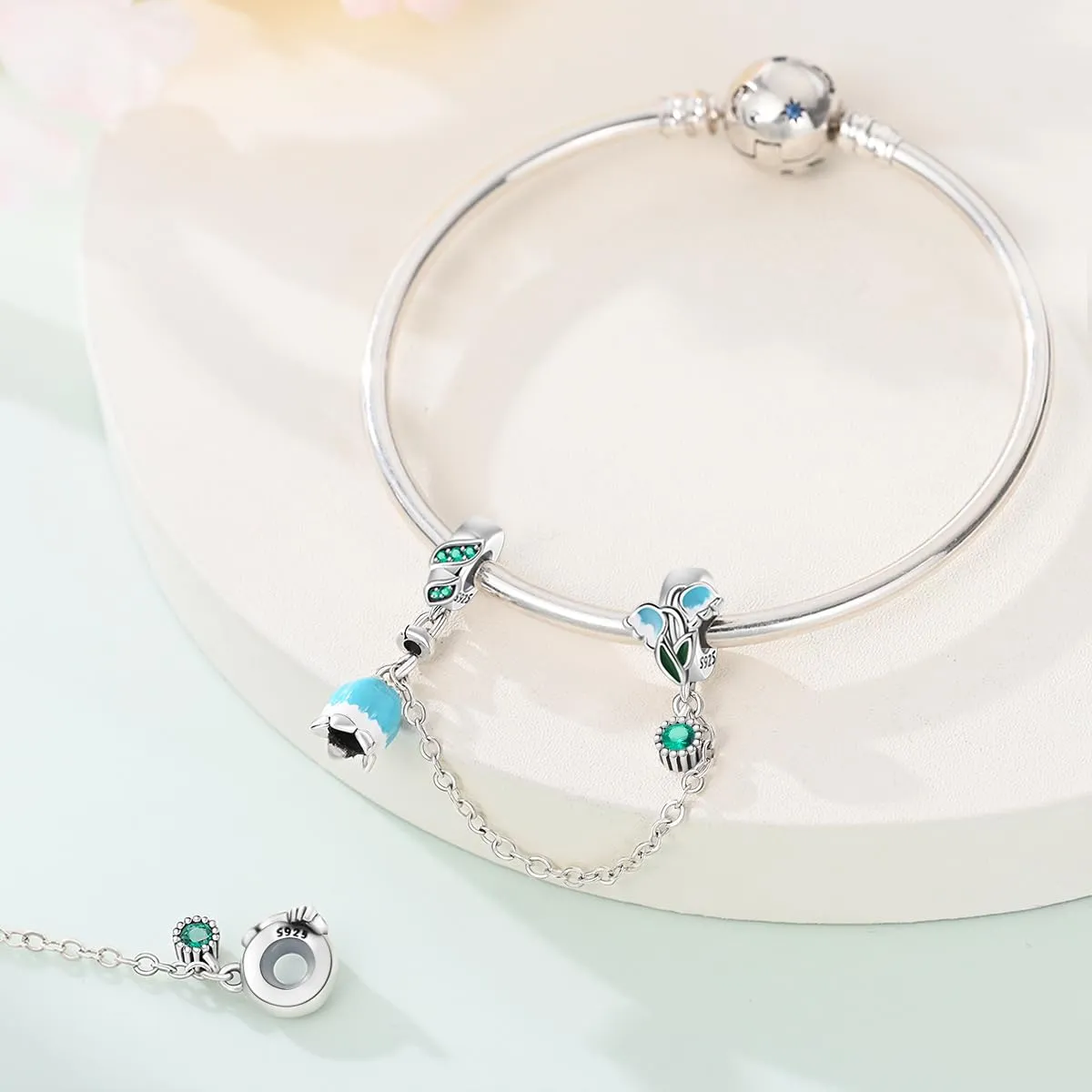 HUIPOJUE Ciondoli in Argento Sterling 925 per Bracciali e Collane Pandora - immagine 4