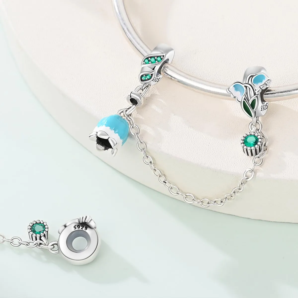HUIPOJUE Ciondoli in Argento Sterling 925 per Bracciali e Collane Pandora - immagine 5
