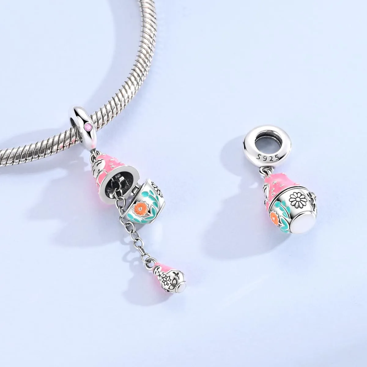 HUIPOJUE Ciondoli in Argento Sterling 925 per Bracciali e Collane Pandora - immagine 6