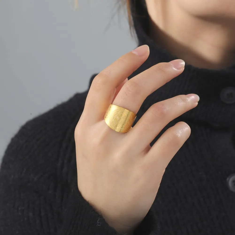 LIKGREAT Anello Sigillo dei 7 Arcangeli in Acciaio Inox - immagine 6