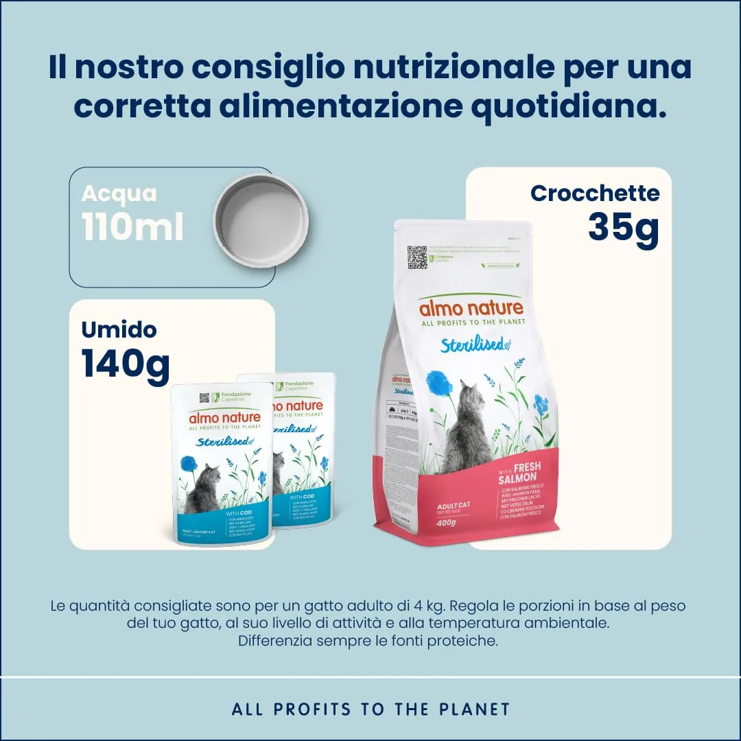Almo Nature Functional Sterilised Wet Cat Food with Cod, 70g (Pack of 30) - immagine 3