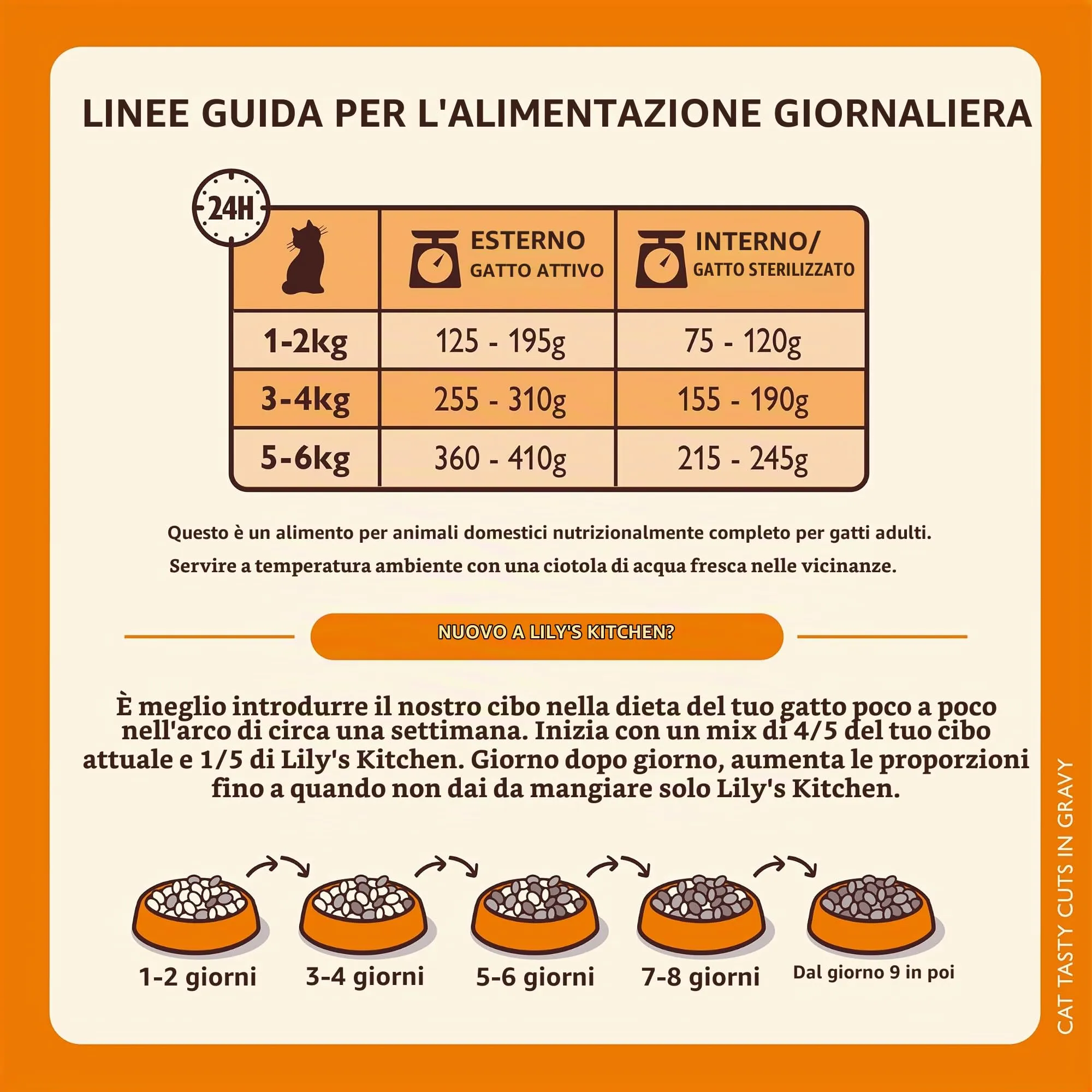 Lily's Kitchen Bocconcini Gustosi con Pollo per Gatti, Cibo Umido Naturale Senza Cereali (18 x 85 g) - immagine 7