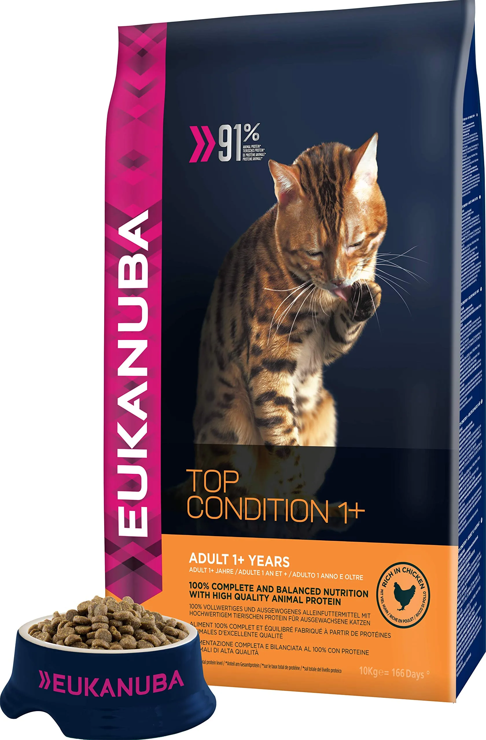 Eukanuba Crocchette Gatti Adulti con Pollo Fresco, 10 kg - immagine 3