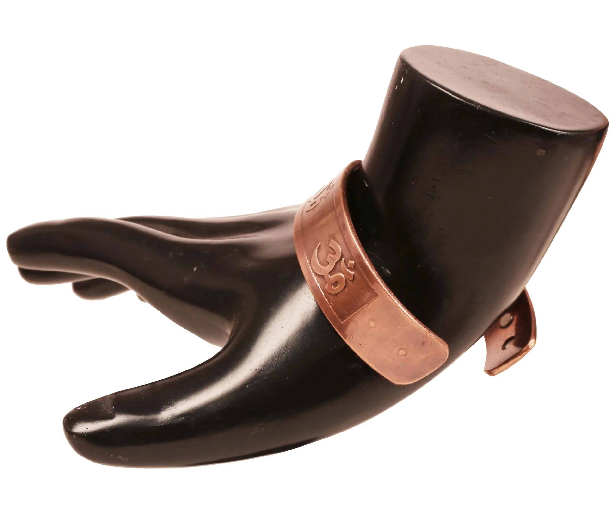 Touchstone Braccialetto Magnetico in Rame con Incisione Om Chakra Regolabile - immagine 9