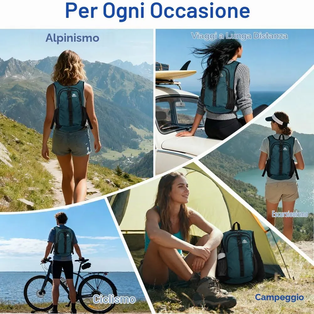 HOTUT Zaino Trekking 15 Litri per Escursionismo e Campeggio - immagine 8