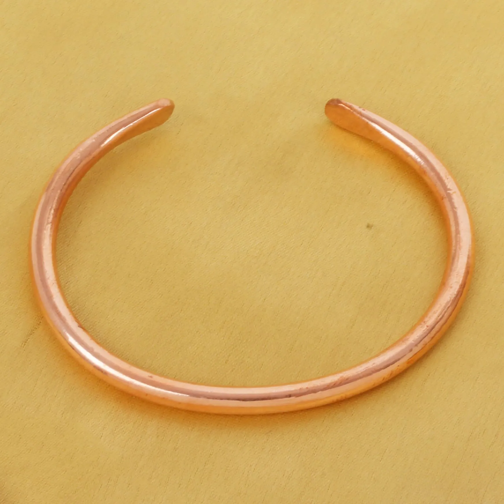 Touchstone Bracciale in Rame Stile Tibetano Forgiato a Mano - immagine 4