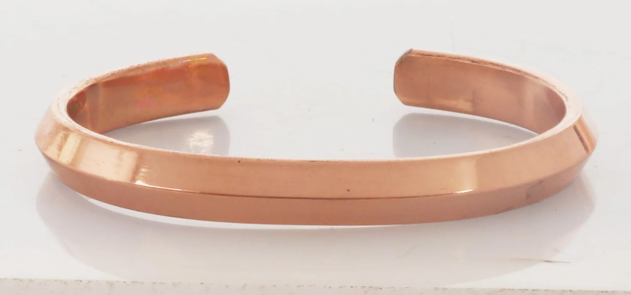 Touchstone Bracciale in Rame Stile Tibetano Forgiato a Mano - immagine 8