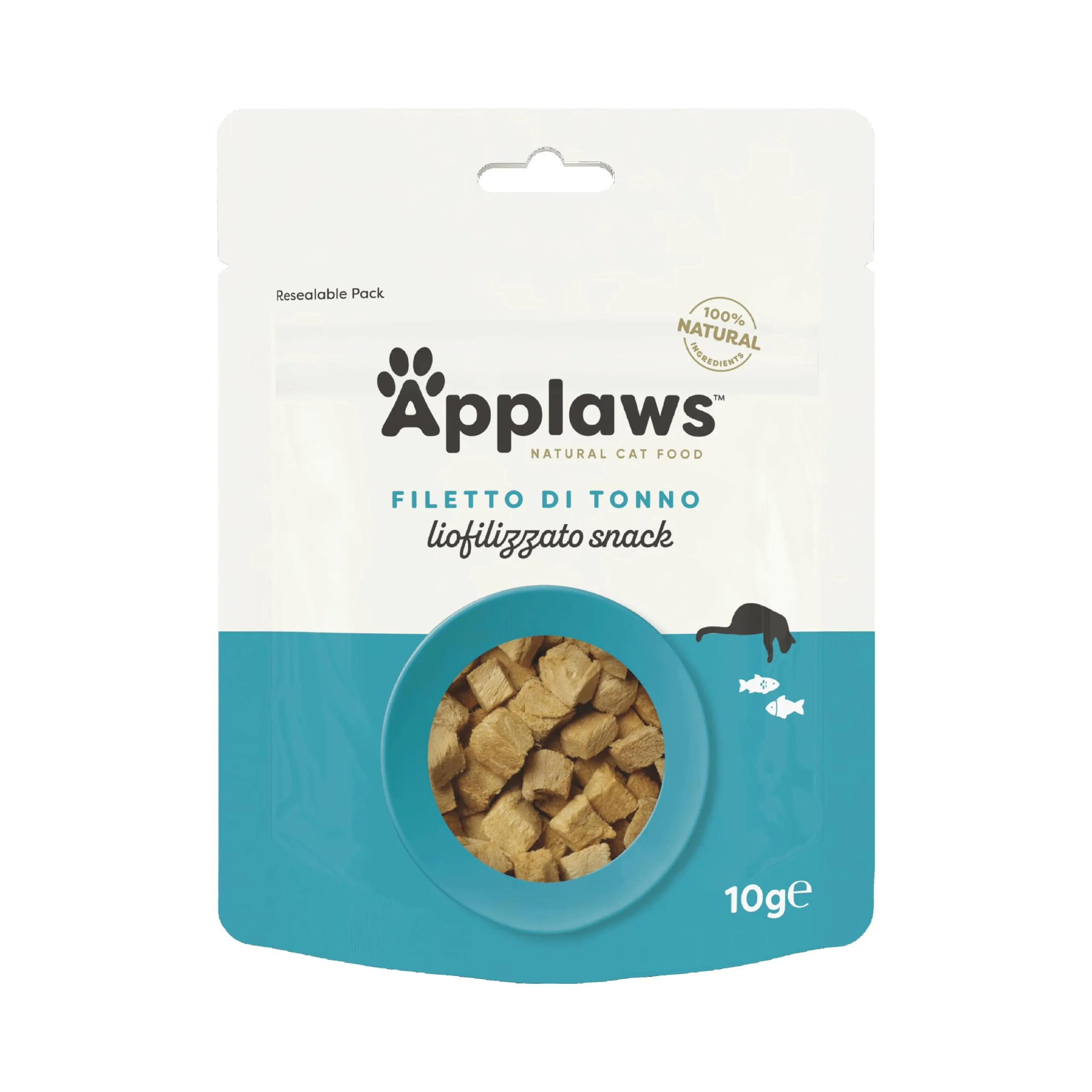 Applaws Snack Naturali per Gatti, Filetto di Tonno Liofilizzato, 12 x 10g - immagine 2