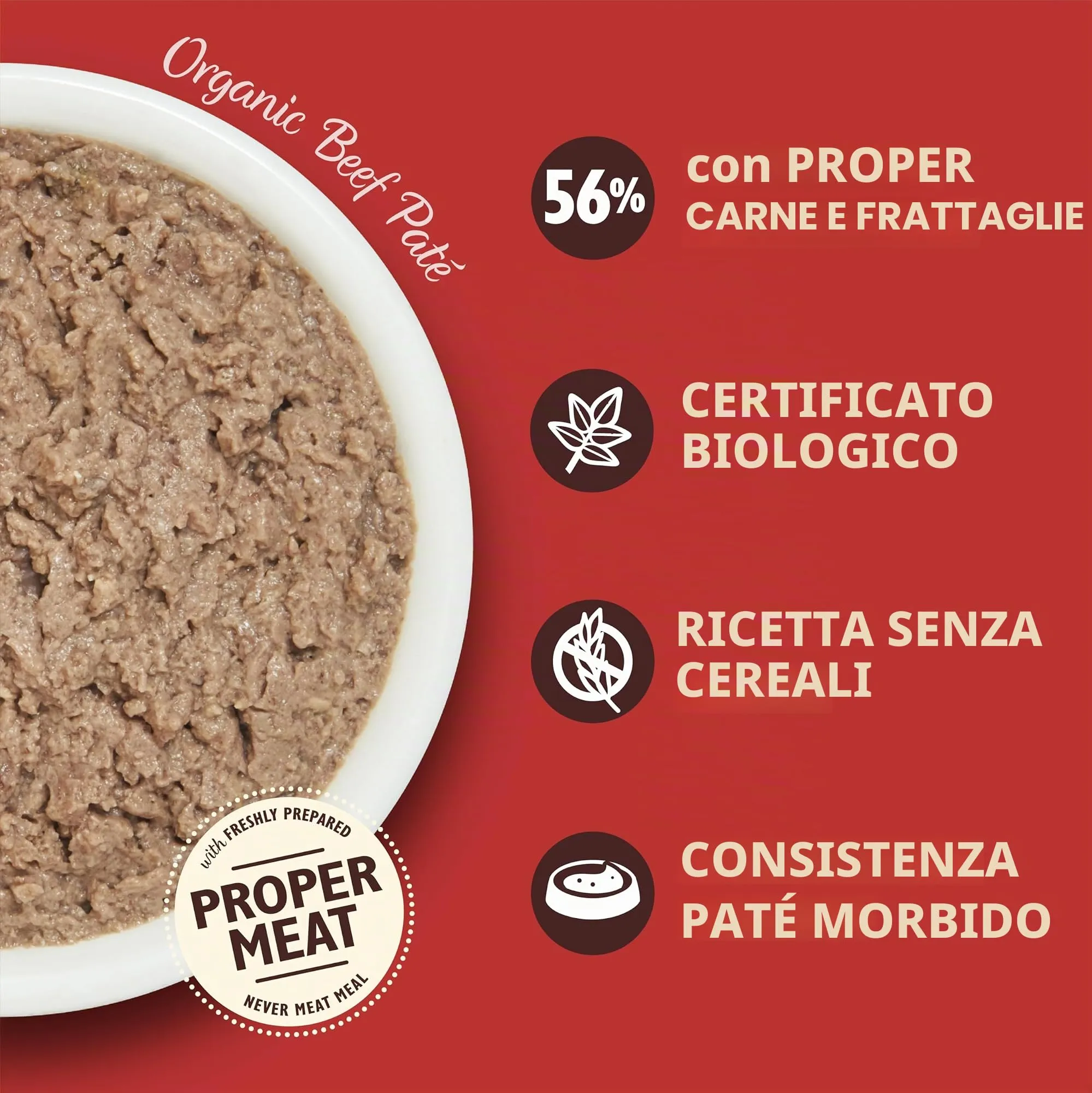 Lily's Kitchen Cibo per gatti adulti Manzo biologico Ricetta senza cereali 19 x 85g - immagine 5