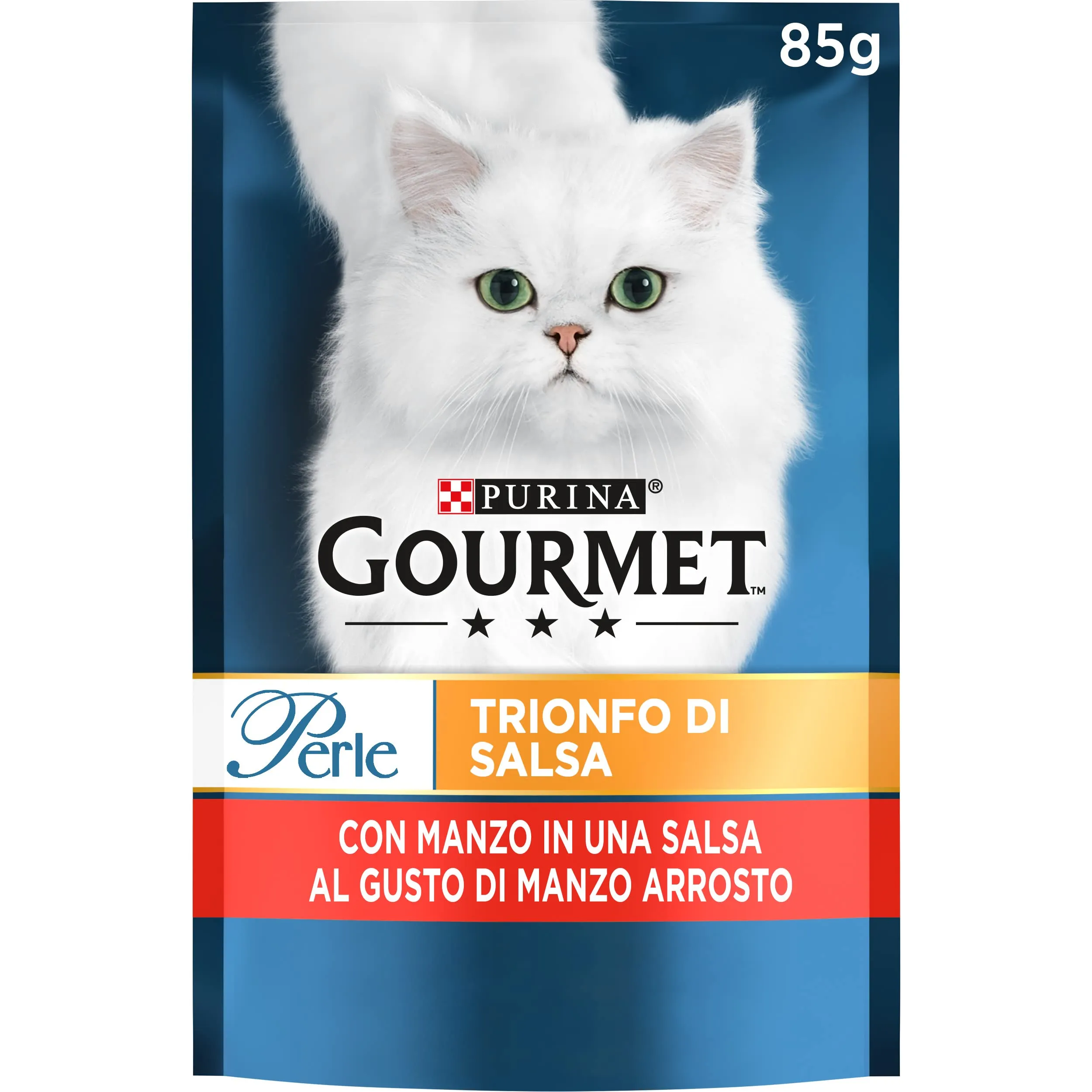 Purina Gourmet Perle Trionfo Cibo Umido per Gatti al Manzo 26x85g - immagine 2