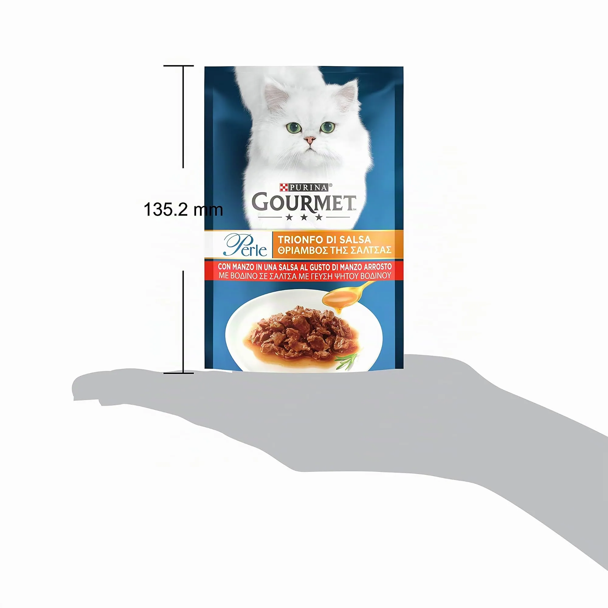 Purina Gourmet Perle Trionfo Cibo Umido per Gatti al Manzo 26x85g - immagine 4
