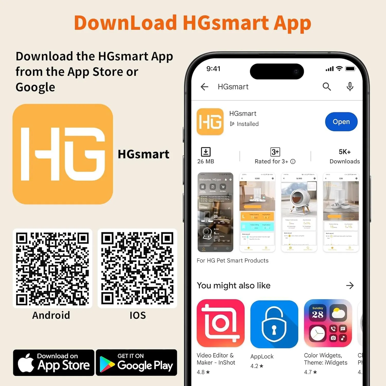 HoneyGuaridan Distributore Automatico Cibo Gatti WiFi 2.4G/5G con 2 Ciotole, 3.5L - immagine 7