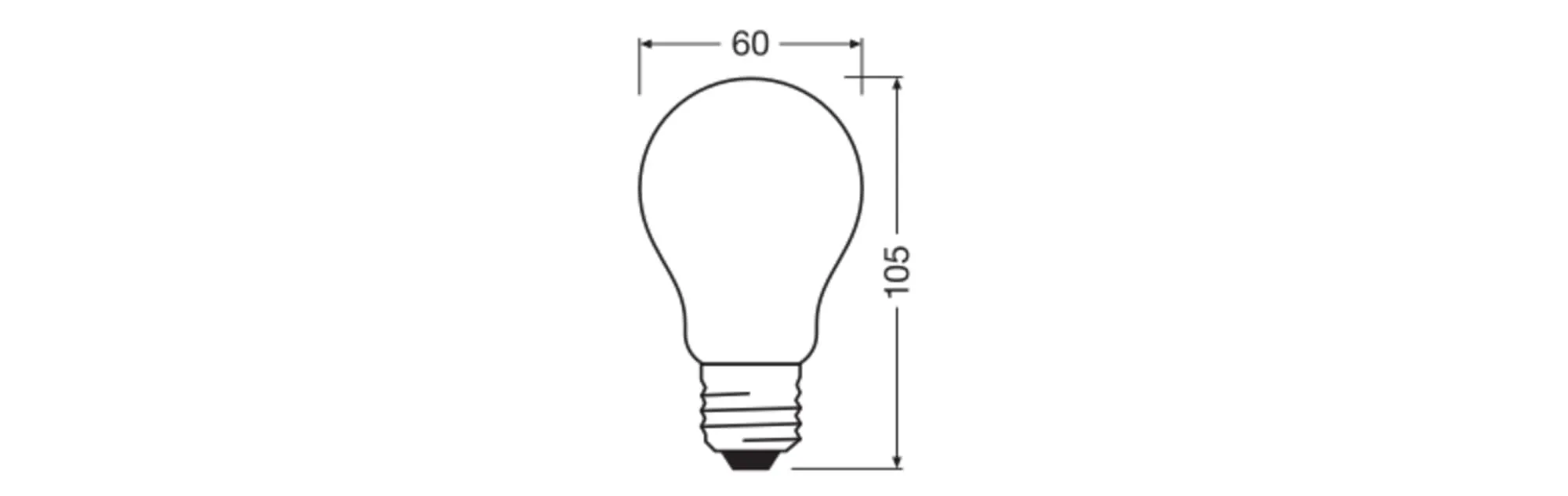 OSRAM LED Classic A100 7,2W 4000K Opaco E27 (Confezione da 3) - immagine 3