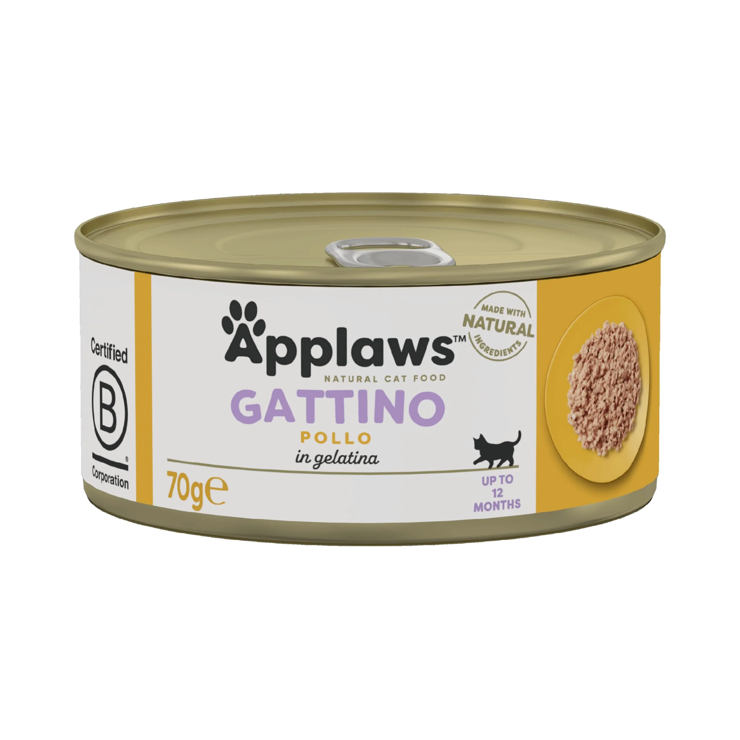 Applaws Natürliches Kätzchenfutter Huhn in Brühe, 70 g (24 Stück) - immagine 1