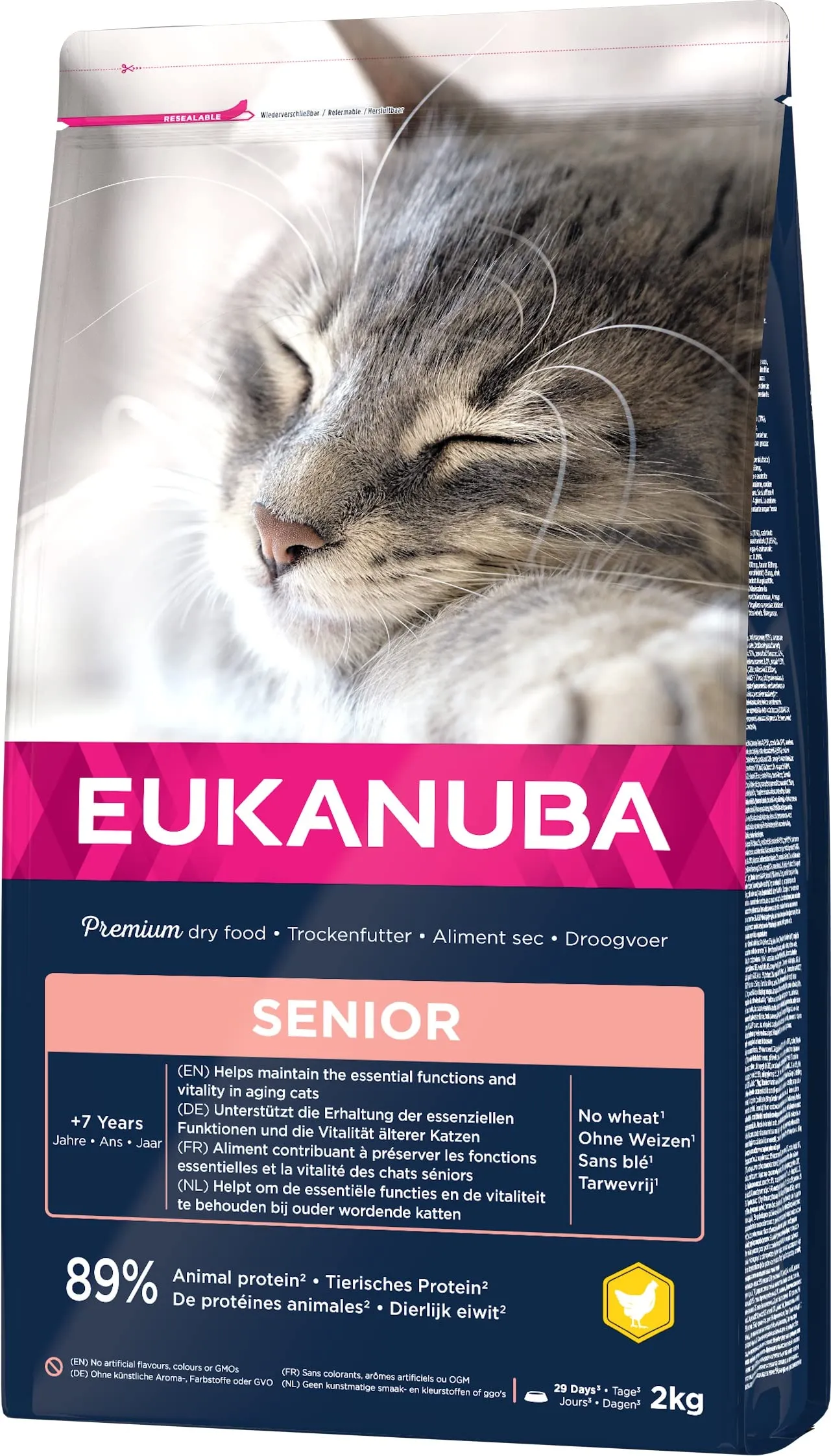 Eukanuba Crocchette Gatti Anziani con Pollo Fresco, 2 kg - immagine 7