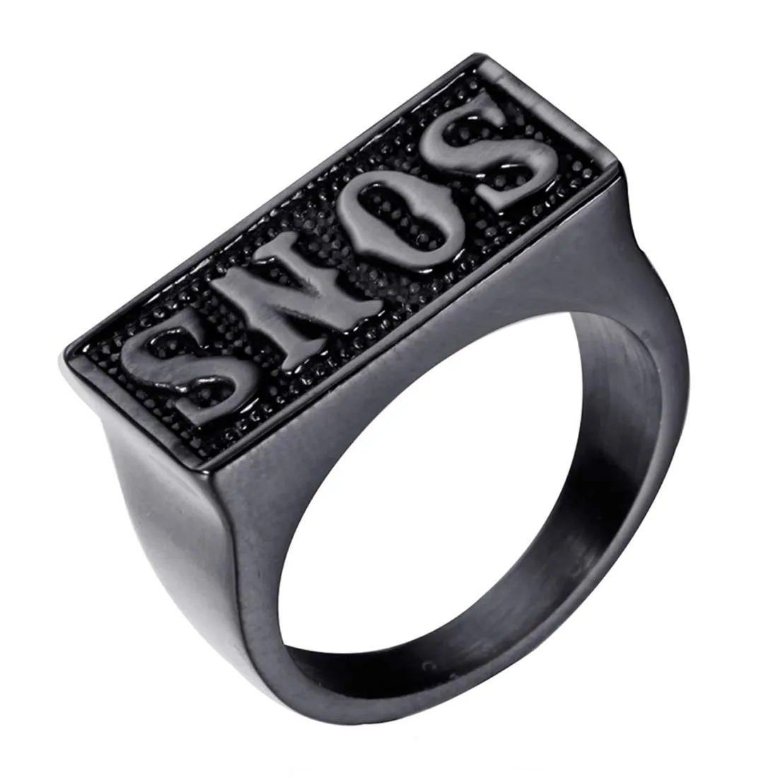 HIJONES Anello Biker Uomo in Acciaio Inossidabile Vintage Oro Taglia 31 - immagine 3
