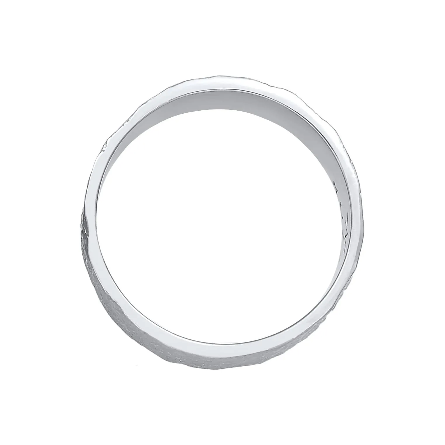 Kuzzoi Anello da uomo in argento sterling 925 forgiato a mano, 9 mm, misura 60 - immagine 3