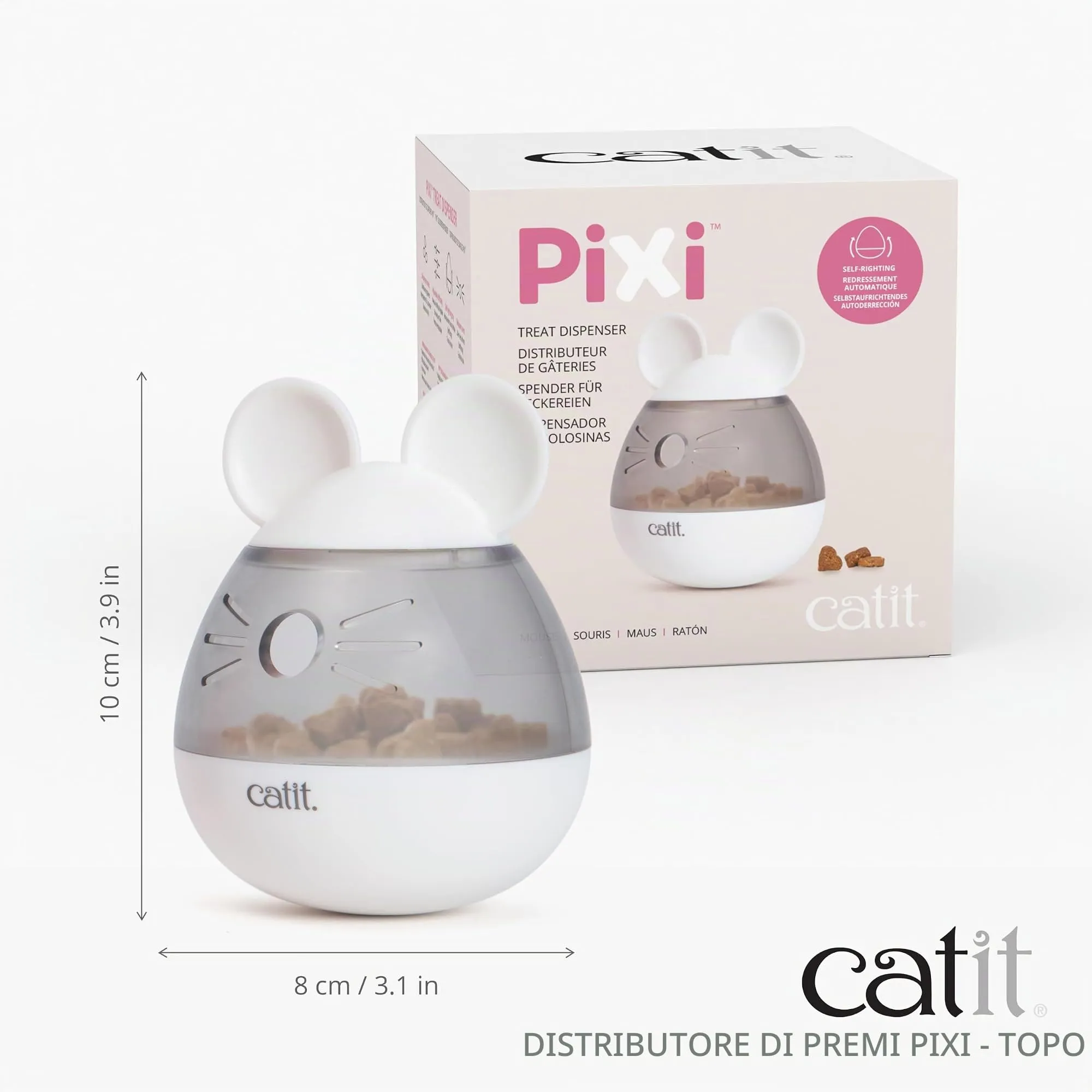Catit PIXI Treat Dispenser Interactive Cat Toy Mouse - immagine 3