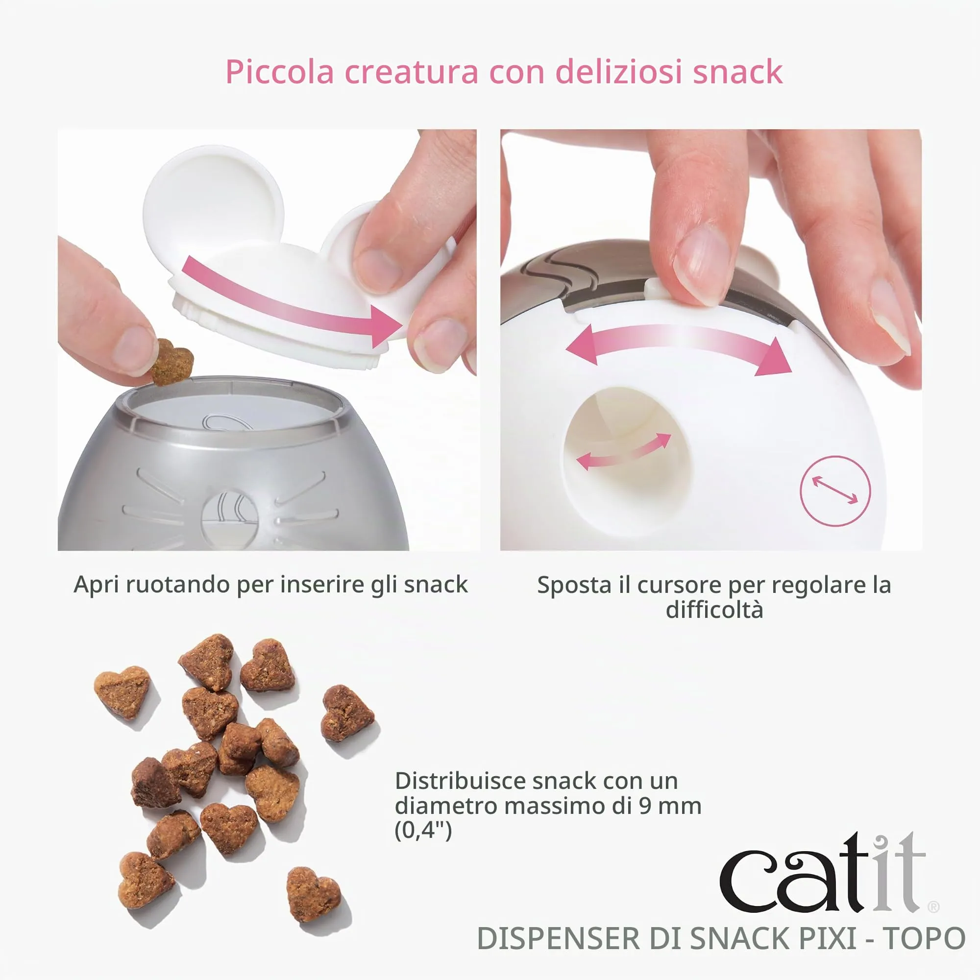 Catit PIXI Treat Dispenser Interactive Cat Toy Mouse - immagine 4