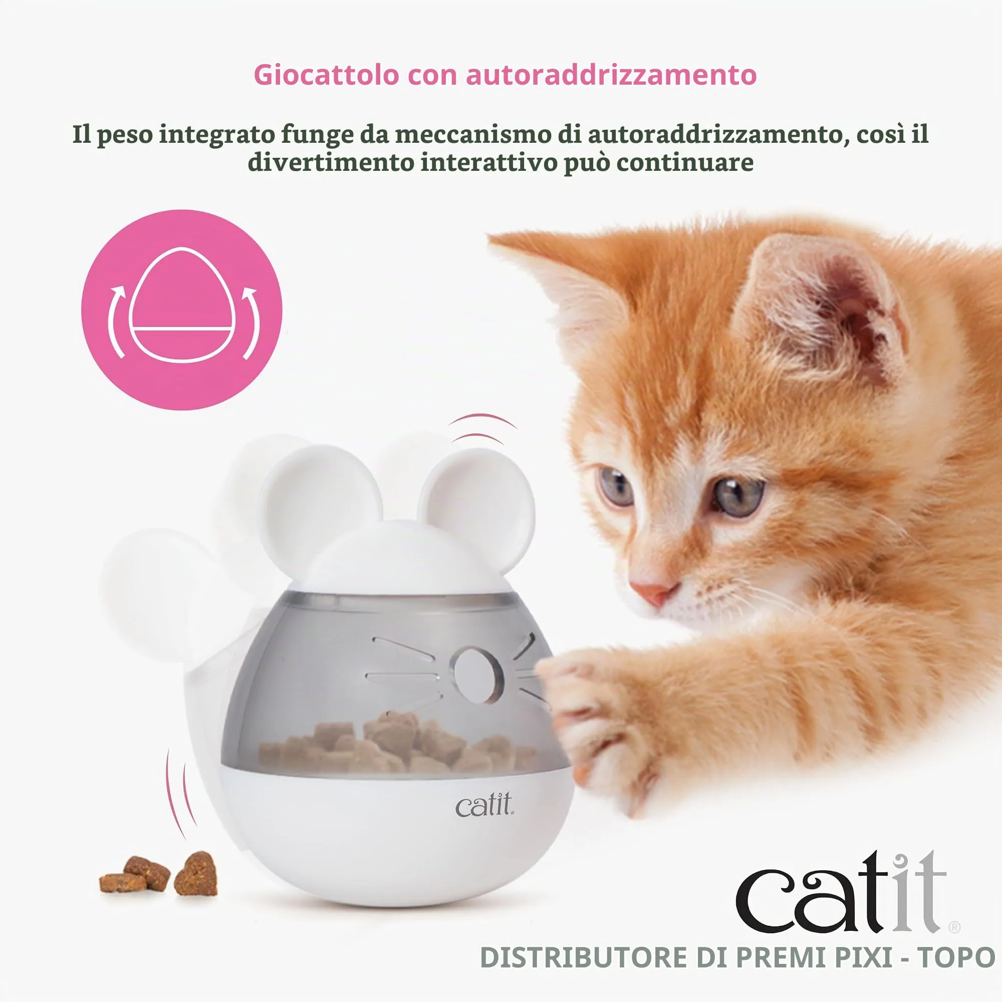 Catit PIXI Treat Dispenser Interactive Cat Toy Mouse - immagine 7